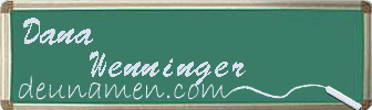Dana Wenninger Visitenkarte
